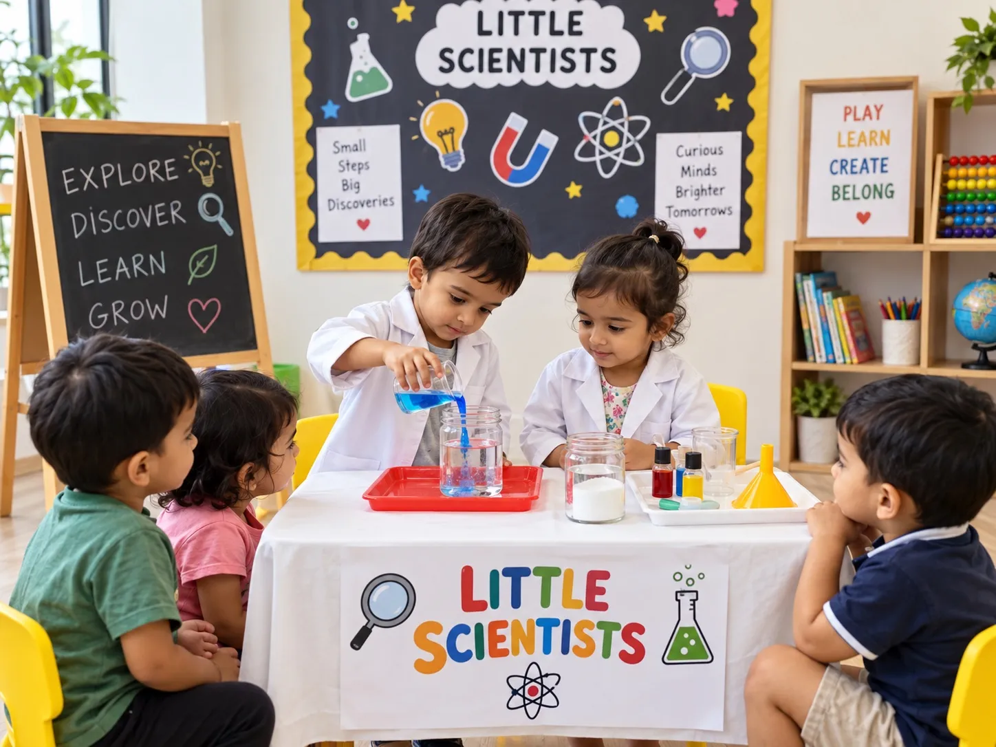 Children in the Nursery programme at Smart Kids
