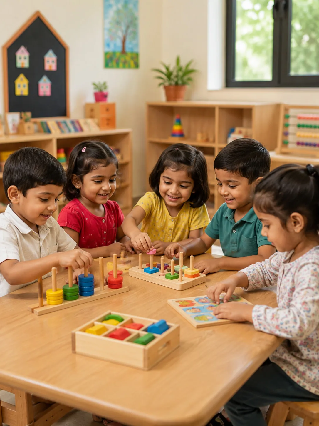 Children in the Playgroup programme at Smart Kids